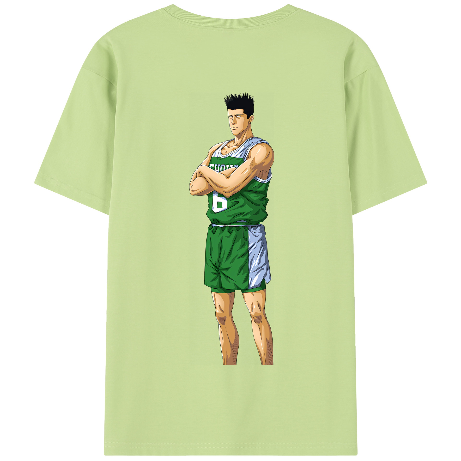 SLAM DUNK／スラムダンク 綿100％半袖Tシャツ（背面プリント）